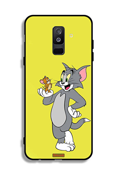 Tolwak غطاء حماية لهاتف Samsung Galaxy A6 Plus (2018) بتصميم توم وجيري