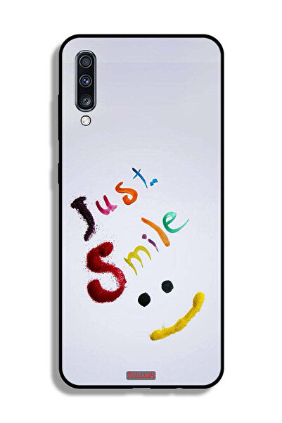 Tolwak غطاء حماية لهاتف Samsung Galaxy A70 - ابتسم فقط