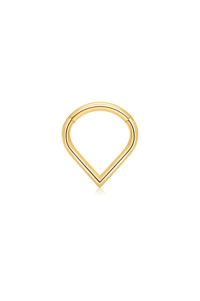 Janset F136 Titanium Drop Septum Piercing - Nose Piercing - Ring Piercing