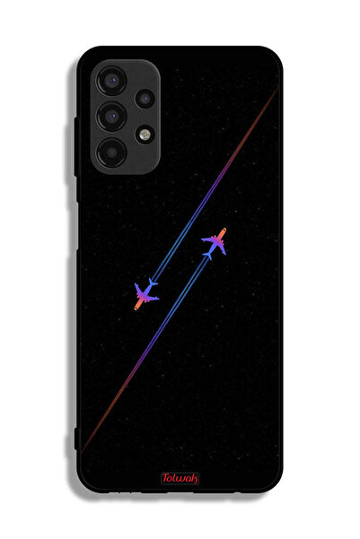 Tolwak Samsung Galaxy A13 4G Protective Case Cover Airplanes Art