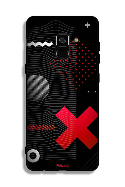 Tolwak غطاء حماية لهاتف Samsung Galaxy A8 Plus (2018) بعلامة الصليب