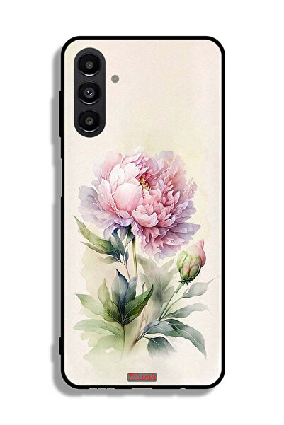 Tolwak Samsung Galaxy A13 5G Protective Case Cover Watercolor Rose Paint Art