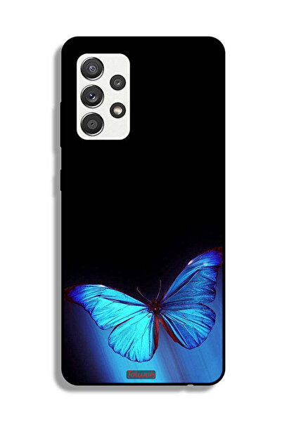 Tolwak Samsung Galaxy M32 5G Protective Case Cover Butterfly Art