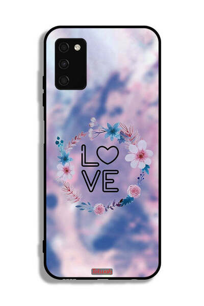 Tolwak غطاء حماية لهاتف سامسونج جالكسي A03s بتصميم خاتم الحب بين الزهور