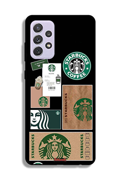 Tolwak غطاء حماية لهاتف سامسونج جالاكسي A72 5G ملصق ستاربكس