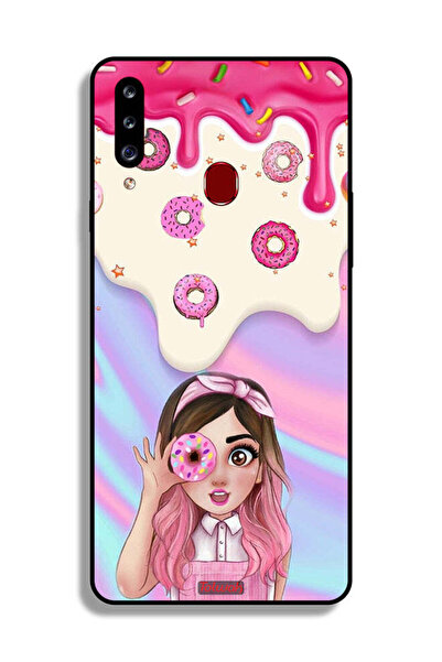 Tolwak غطاء حماية لهاتف Samsung Galaxy A20s يحمل صورة دونات