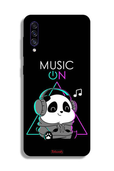 Tolwak غطاء حماية لهاتف سامسونج جالكسي A50 بطبعة موسيقى الباندا