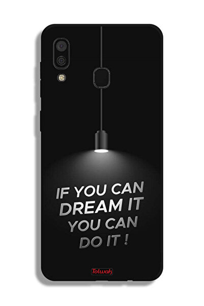 Tolwak غطاء حماية لهاتف سامسونج جالكسي A20 إذا كنت تستطيع أن تحلم به، يمكنك أ...