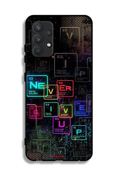 Tolwak Samsung Galaxy A32 4G Protective Case Cover Never Give Up Art