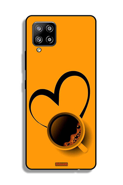 Tolwak Samsung Galaxy A42 5G Protective Case Cover Coffee Cup Art
