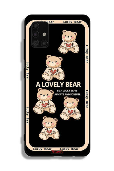 Tolwak غطاء حماية لهاتف سامسونج جالاكسي A51 4G بتصميم دب جميل