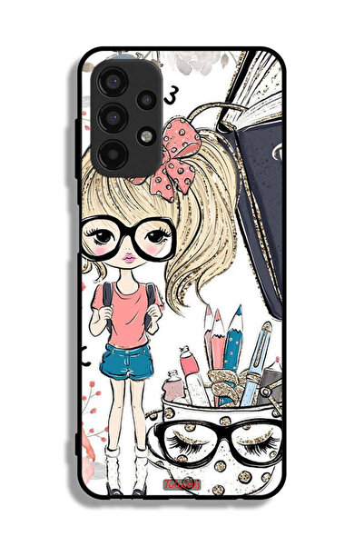 Tolwak Samsung Galaxy A13 4G Protective Case Cover Unicorn Girl Art