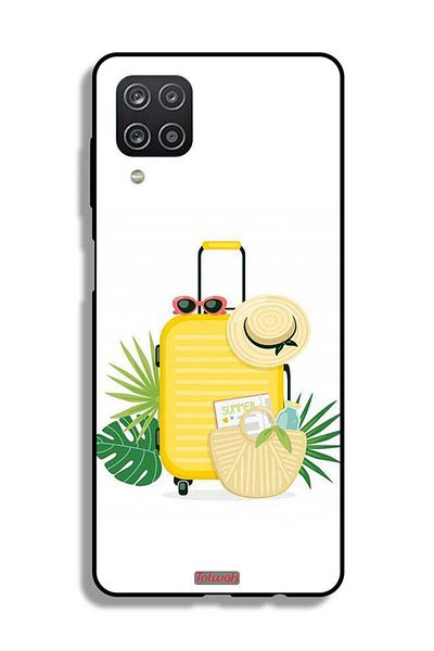 Tolwak غطاء حماية لهاتف Samsung Galaxy M12 بتصميم فني رقمي صيفي