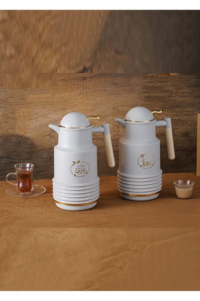 DVINA 2-piece thermos set for tea and coffee, 1 liter capacity, multiple colors