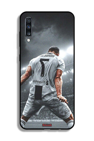 Tolwak غطاء حماية لهاتف سامسونج جالكسي A70 بطبعة احتفال كريستيانو رونالدو