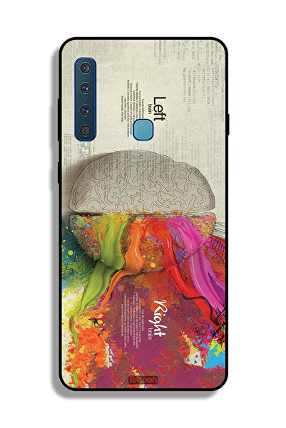 Tolwak غطاء حماية لهاتف Samsung Galaxy A9 (2018) بتصميم تجريدي لعلم الدماغ