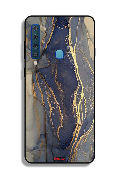 Tolwak غطاء حماية لهاتف سامسونج جالاكسي A9 (2018) بنمط رخامي لامع