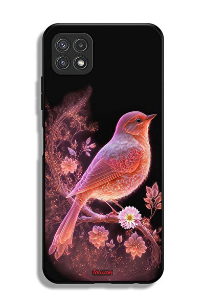 Tolwak Samsung Galaxy A22 5G Protective Case Cover Cute Bird Art