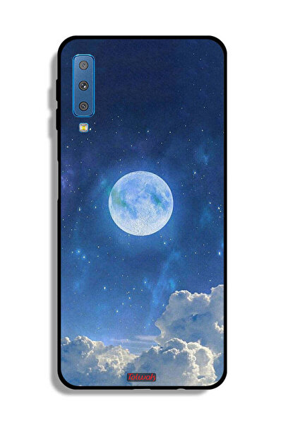 Tolwak غطاء حماية لهاتف Samsung Galaxy A7 (2018) بتصميم غيوم القمر