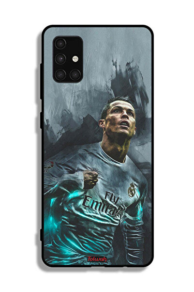Tolwak غطاء حماية لهاتف سامسونج جالاكسي A71 4G برسومات كريستيانو رونالدو