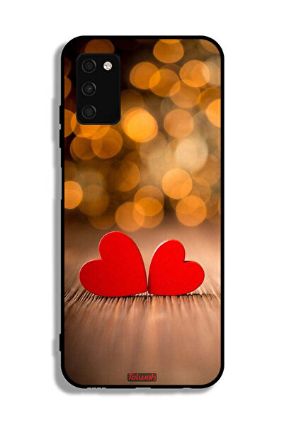 Tolwak Samsung Galaxy A03s Protective Case Cover Two Beautiful Hearts