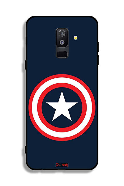 Tolwak Samsung Galaxy A6 Plus (2018) Protective Case Cover Captain America