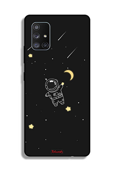Tolwak غطاء حماية لهاتف Samsung Galaxy A71 5G بمشبك فني لرائد فضاء