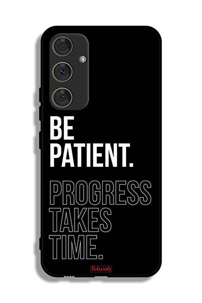 Tolwak غطاء حماية لهاتف Samsung Galaxy A54 5G كن صبورًا فالتقدم يستغرق وقتًا