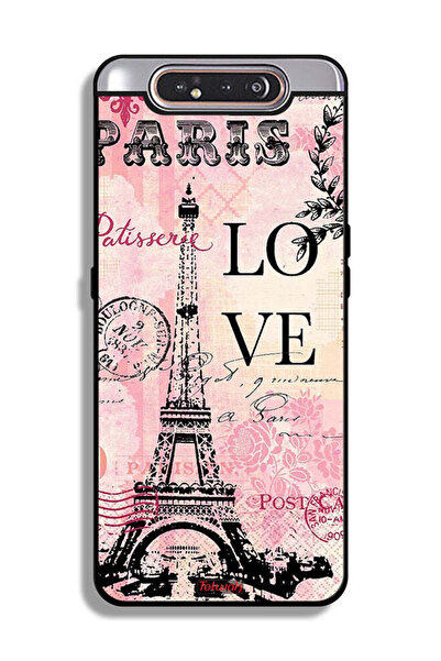 Tolwak غطاء حماية لهاتف سامسونج جالكسي A80 باريس لوف