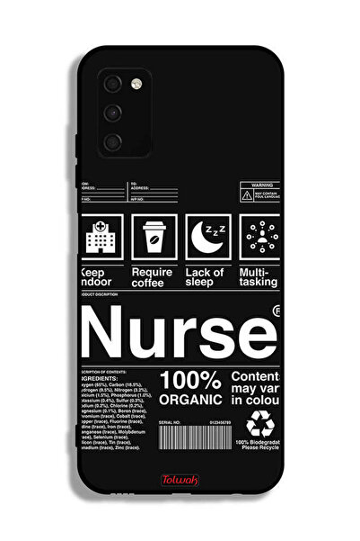 Tolwak Samsung Galaxy A02s Protective Case Cover Nurse Sticker