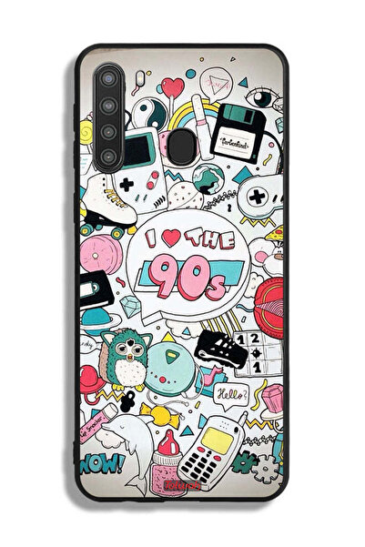 Tolwak غطاء حماية لهاتف سامسونج جالكسي A21 - أحب التسعينيات