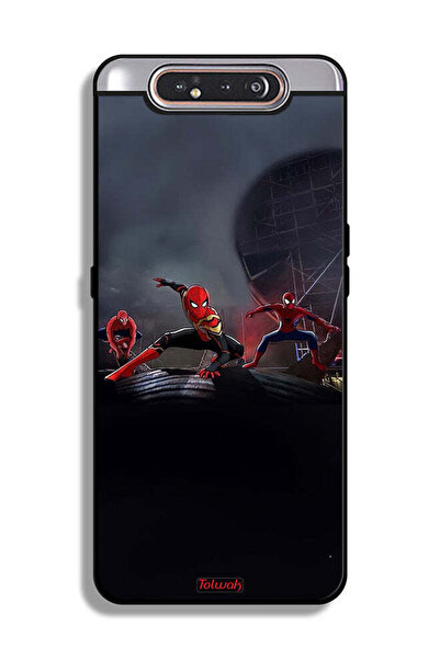 Tolwak Samsung Galaxy A80 Protective Case Cover Three Spiders