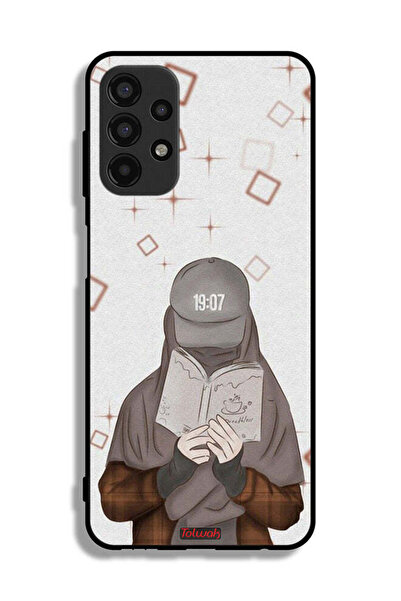Tolwak Samsung Galaxy A13 4G Protective Case Cover Girl Reading Art