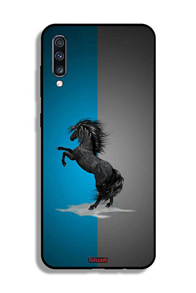 Tolwak غطاء حماية لهاتف Samsung Galaxy A70 بتصميم فن الحصان