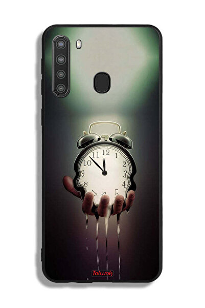 Tolwak غطاء حماية على شكل ساعة لهاتف سامسونج جالكسي A21