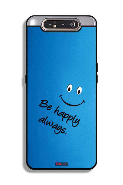 Tolwak غطاء حماية لهاتف سامسونج جالكسي A80 كن سعيدًا دائمًا