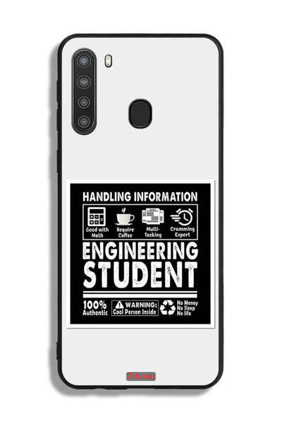 Tolwak غطاء حماية لهاتف سامسونج جالاكسي A21 - ملصق طالب هندسة