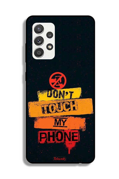 Tolwak Samsung Galaxy M32 5G Protective Case Cover Do Not Touch My Phone