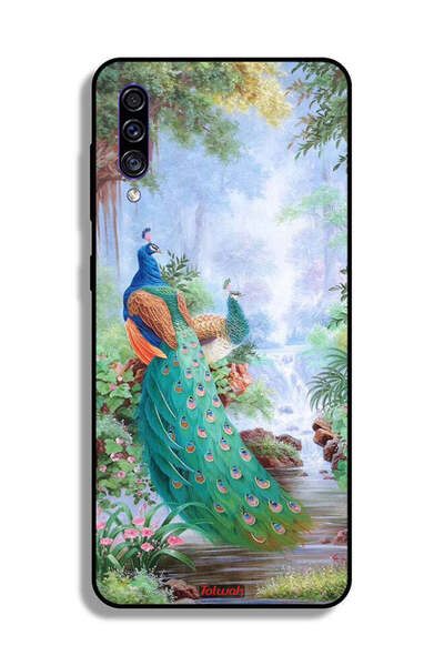 Tolwak غطاء حماية لهاتف سامسونج جالاكسي A30s بنقشة الطاووس