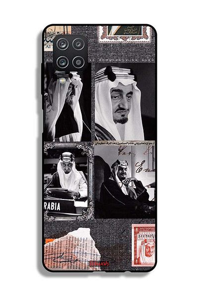 Tolwak غطاء حماية لهاتف سامسونج جالكسي A12، ملصق الملك فيصل العتيق