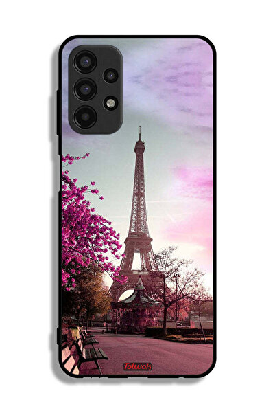Tolwak Samsung Galaxy A13 4G Protective Case Cover Eiffel Tower