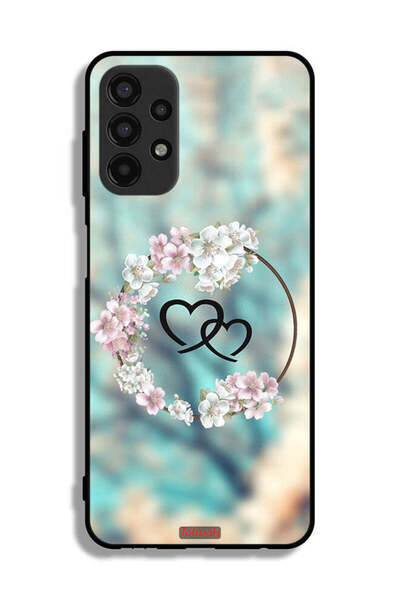 Tolwak غطاء حماية لهاتف سامسونج جالاكسي A13 4G برسومات قلوب في خاتم