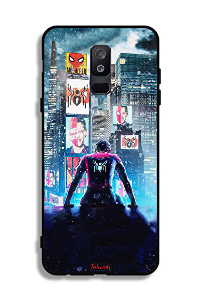 Tolwak غطاء حماية بتصميم سبايدر مان من سامسونج جالكسي A6 بلس (2018)
