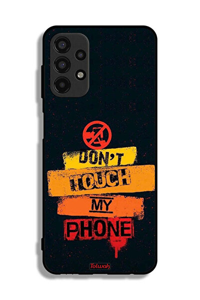 Tolwak Samsung Galaxy A13 4G Protective Case Cover Do Not Touch My Phone
