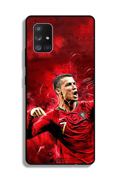 Tolwak غطاء حماية لهاتف سامسونج جالاكسي A71 5G كريستيانو رونالدو