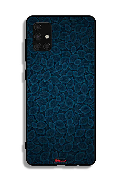 Tolwak غطاء حماية لهاتف سامسونج جالاكسي A71 4G بنقشة أوراق فنية رقمية