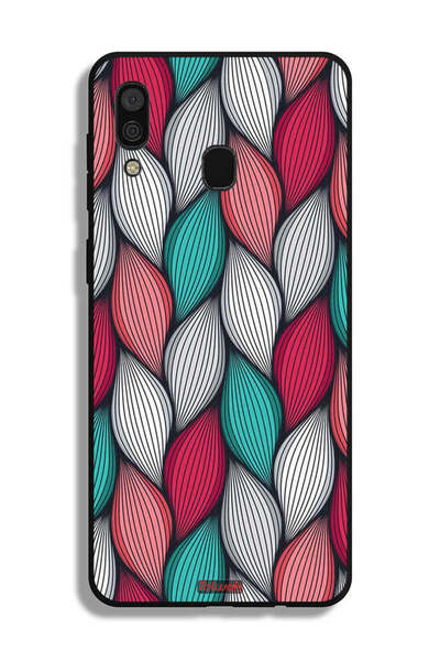 Tolwak غطاء حماية لهاتف سامسونج جالاكسي A30 بنقشة ريشة