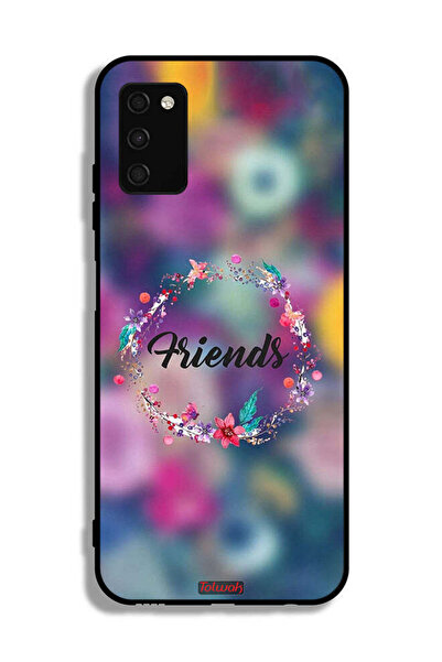 Tolwak غطاء حماية لهاتف سامسونج جالكسي A03s بتصميم خاتم أصدقاء الزهور