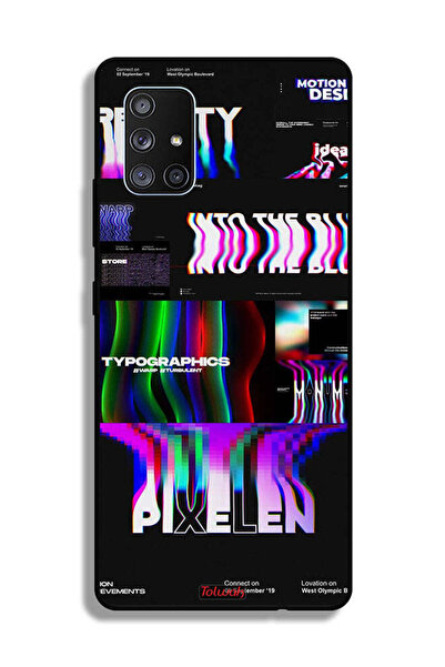 Tolwak Samsung Galaxy A71 5G Protective Case Cover Motion Design