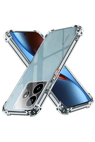 bzstore Husa pentru Realme GT 7 - Silicon transparent rezistent la socuri